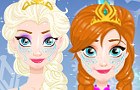 Vestir a las hermanas Frozen